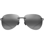 Sugar Beach, Shiny Transparent Light Grey/Neutral Grey Polarised Lenses