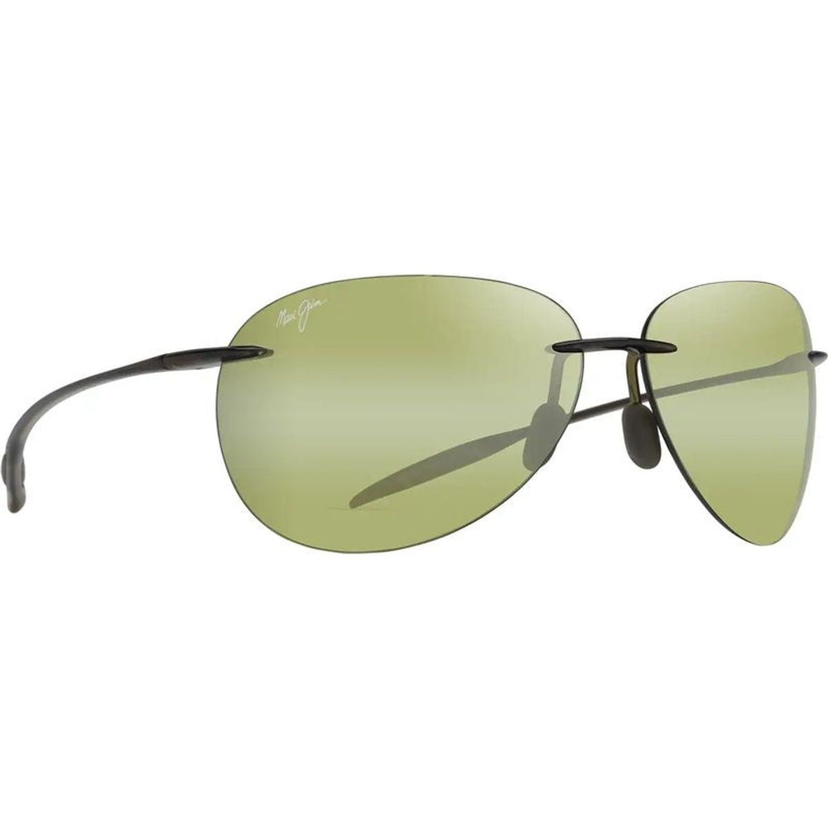 Sugar Beach, Shiny Transparent Khaki Green/Maui HT Polarised Lenses