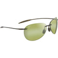 Sugar Beach, Shiny Transparent Khaki Green/Maui HT Polarised Lenses