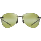 Sugar Beach, Shiny Transparent Khaki Green/Maui HT Polarised Lenses