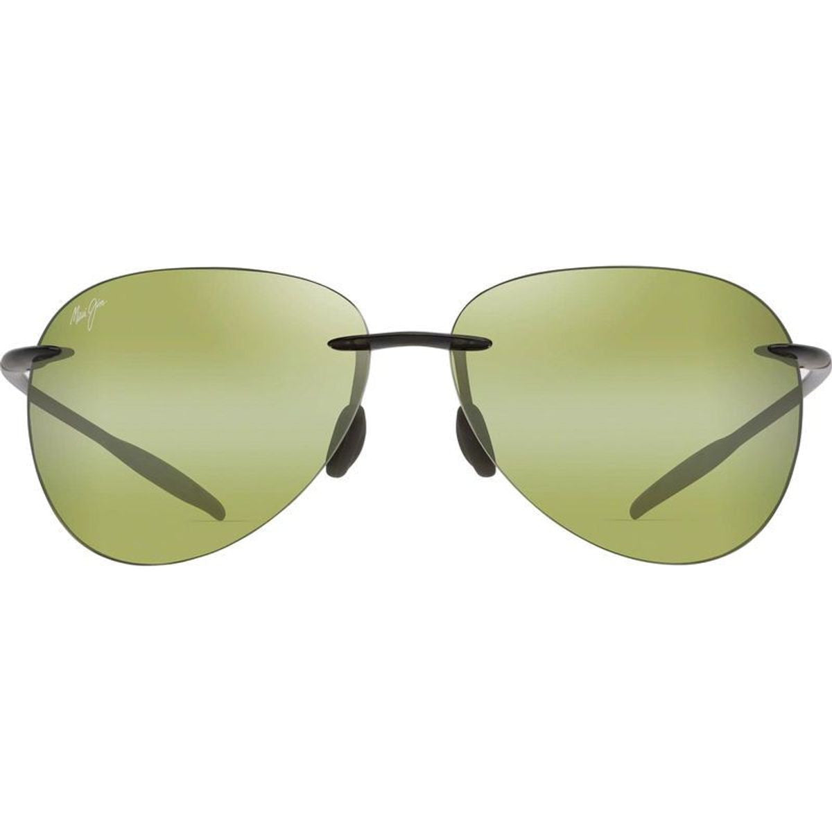 Sugar Beach, Shiny Transparent Khaki Green/Maui HT Polarised Lenses