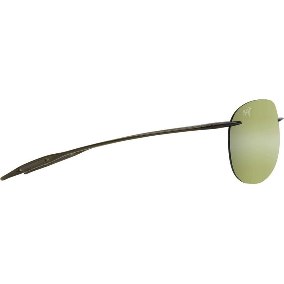 Sugar Beach, Shiny Transparent Khaki Green/Maui HT Polarised Lenses