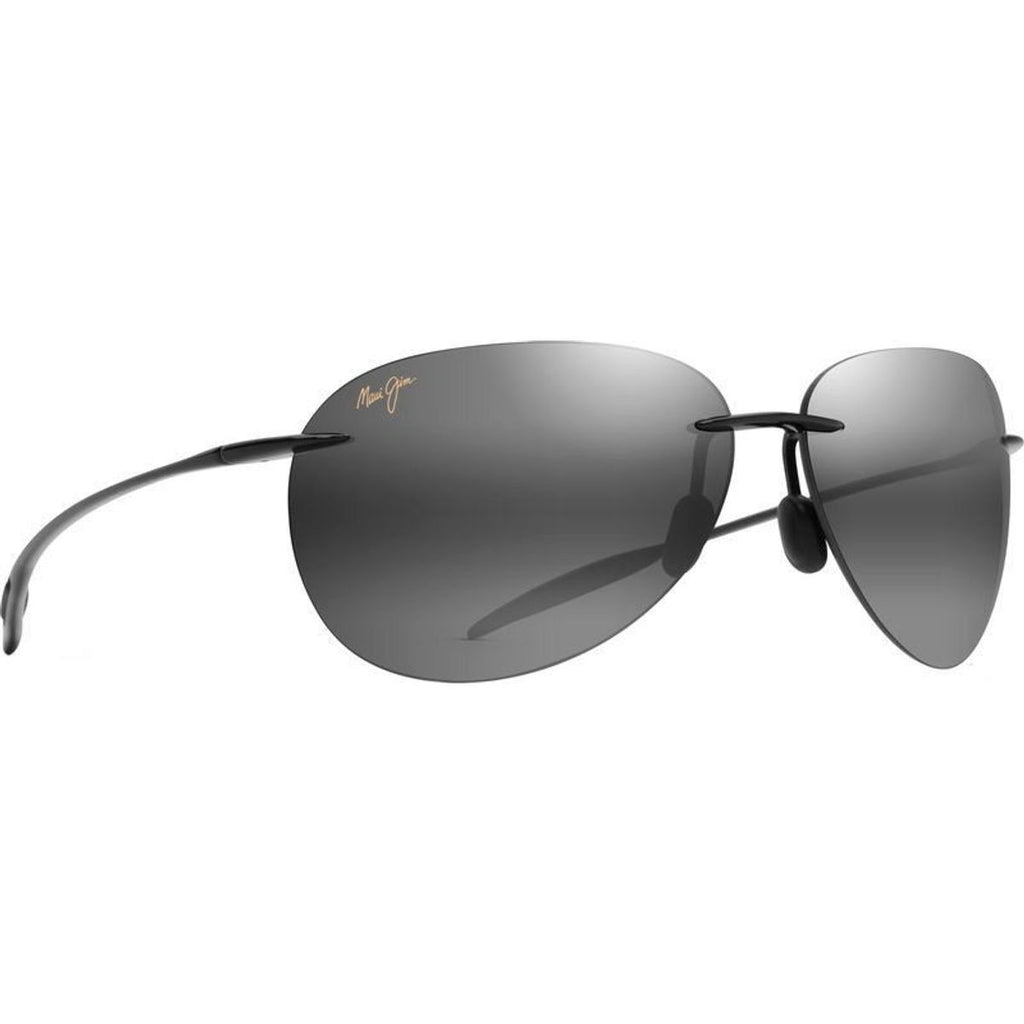 Sugar Beach, Gloss Black/Grey Polarised Lenses