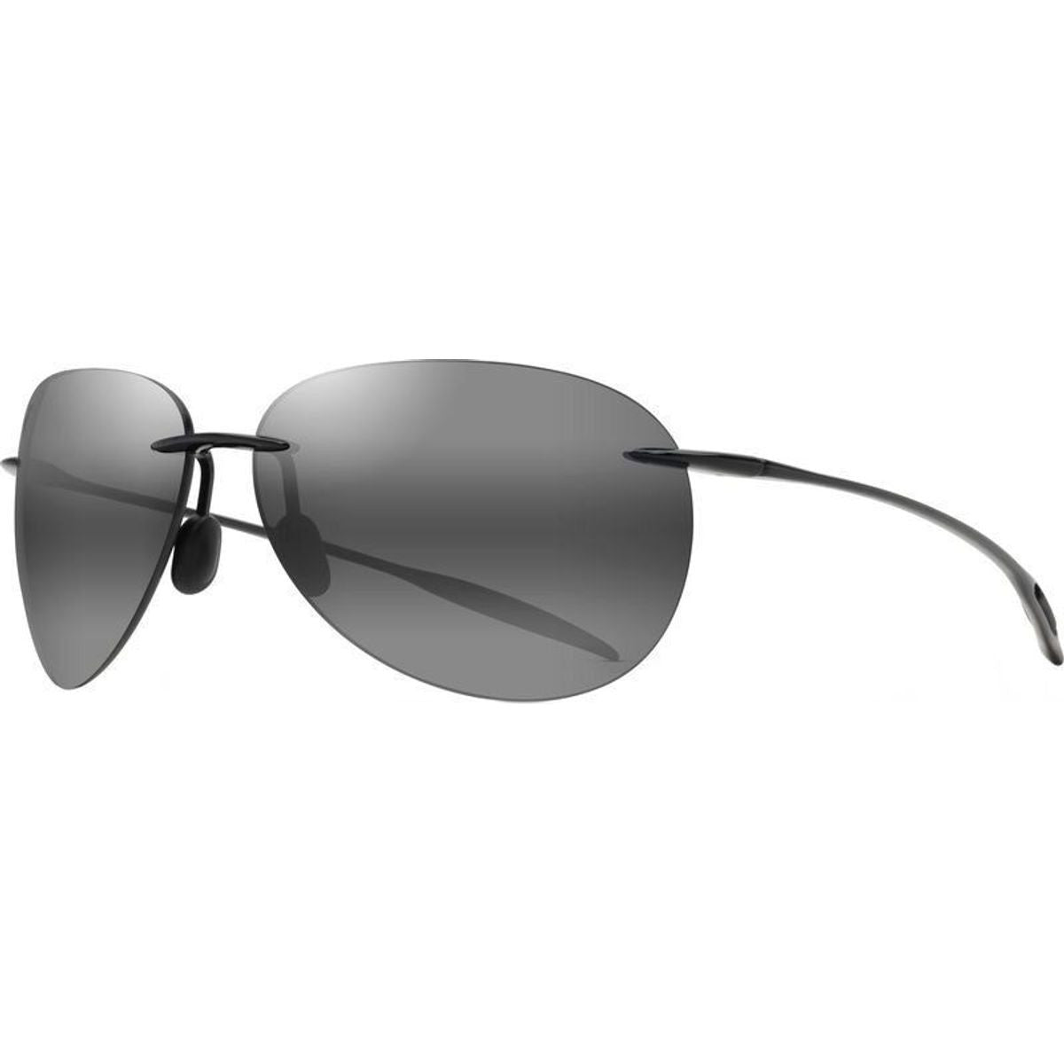 Sugar Beach, Gloss Black/Grey Polarised Lenses