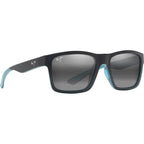 The Flats, Black and Teal Stripes/Neutral Grey Glass Polarised Lenses
