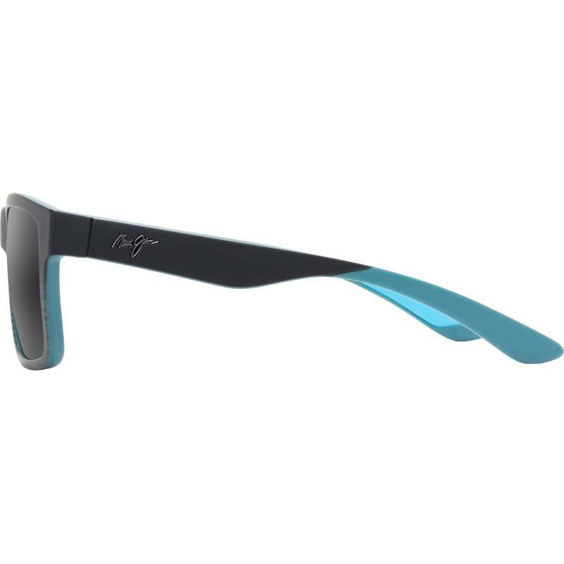 The Flats, Black and Teal Stripes/Neutral Grey Glass Polarised Lenses