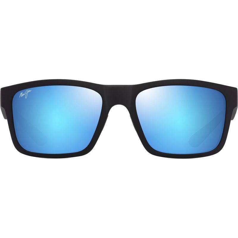 The Flats, Matte Black/Blue Hawaii Glass Polarised Lenses