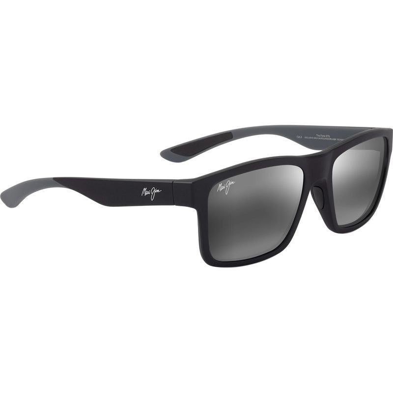 The Flats, Matte Black and Grey/Neutral Grey Glass Polarised Lenses