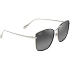 Tiger Lily, Gloss Black and Silver/Neutral Grey Polarised Lenses