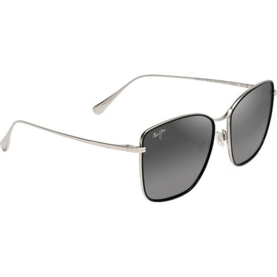 Tiger Lily, Gloss Black and Silver/Neutral Grey Polarised Lenses