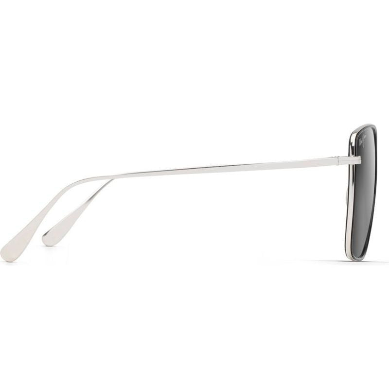 Tiger Lily, Gloss Black and Silver/Neutral Grey Polarised Lenses