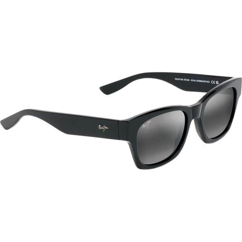 Valley Isle, Gloss Black/Neutral Grey Glass Polarised Lenses