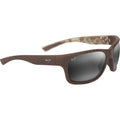 'Ano Nui, Matte Solid Brown/Neutral Grey Glass Polarised Lenses