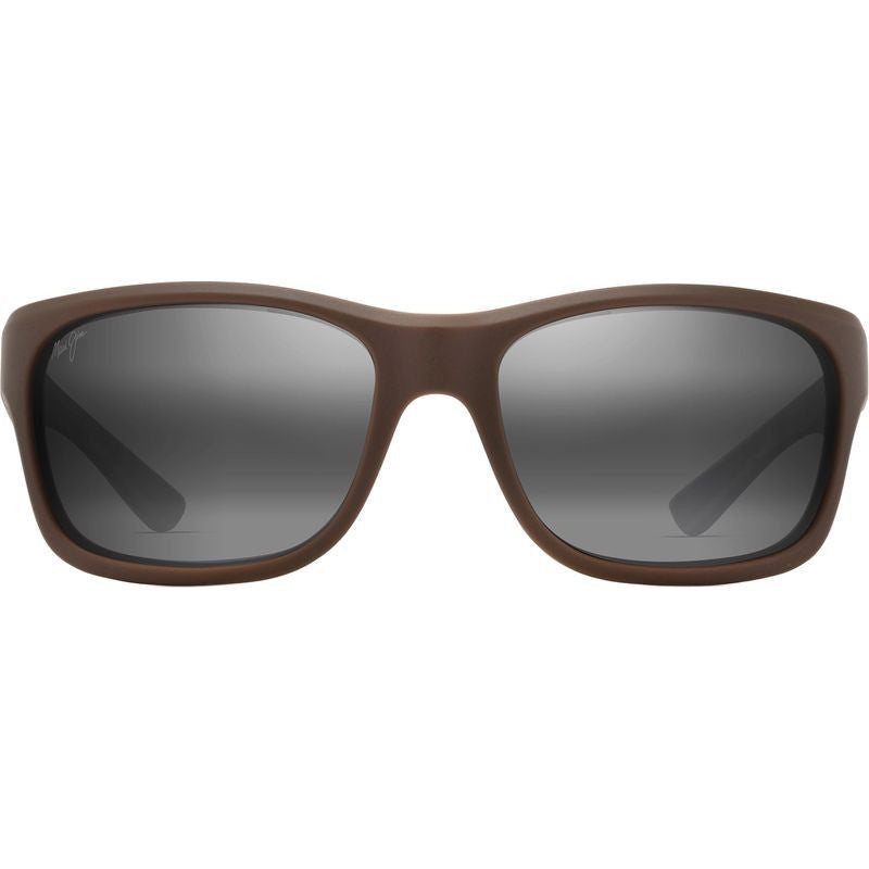 'Ano Nui, Matte Solid Brown/Neutral Grey Glass Polarised Lenses