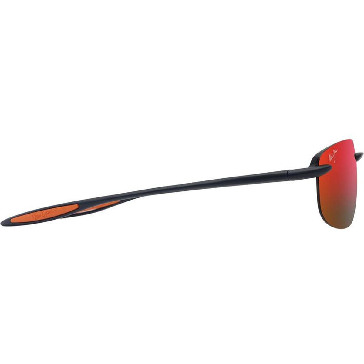 Ho'okipa Ultra Alt Fit, Matte Solid Dark Blue and Orange/Hawaii Lava Polarised Lenses