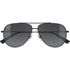 Maui Jim Hau'oli Matte Black Varnish Neutral Grey Gradient Polarised Front