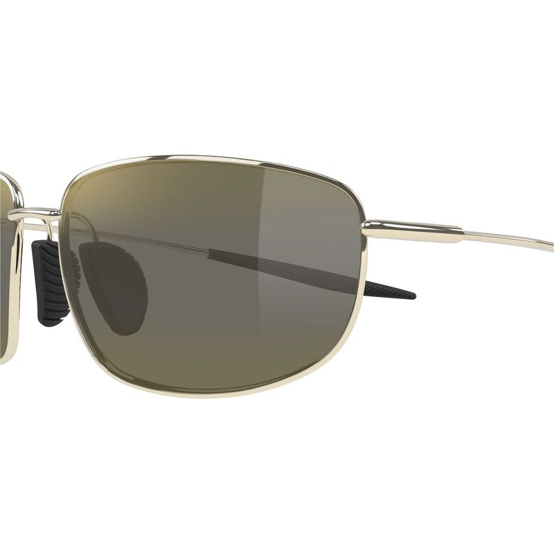 Maui Jim Ho'okipa Ultra M Shiny Light Gold HCL Bronze Polarised Side
