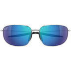 Maui Jim Ho'okipa Ultra M Shiny Silver Blue Hawaii Polarised Front