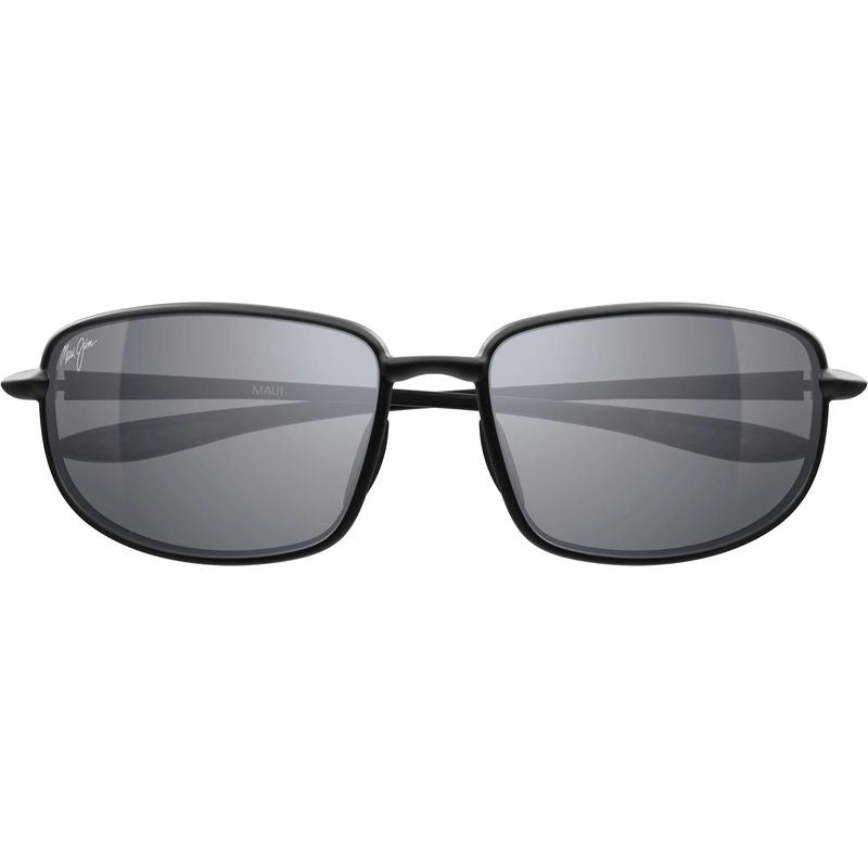 Maui Jim Ho'okipa Ultra R Lite Matte Metallic Black Hawaii Seashine Polarised Front