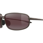 Maui Jim Ho'okipa Ultra R Lite Matte Metallic Stone Brown Maui Rose Polarised Side