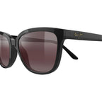 Maui Jim Honi Shiny Black Maui Rose Polarised Glass Side