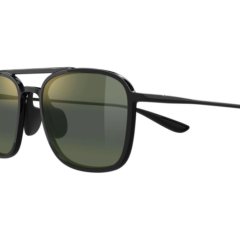 Maui Jim Keokea Shiny Black Maui HT Polarised Side