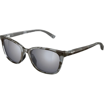 Maui Jim Kukaulani Spotted Grey Havana Hawaii Seashine Mirror Polarised Glass Angle