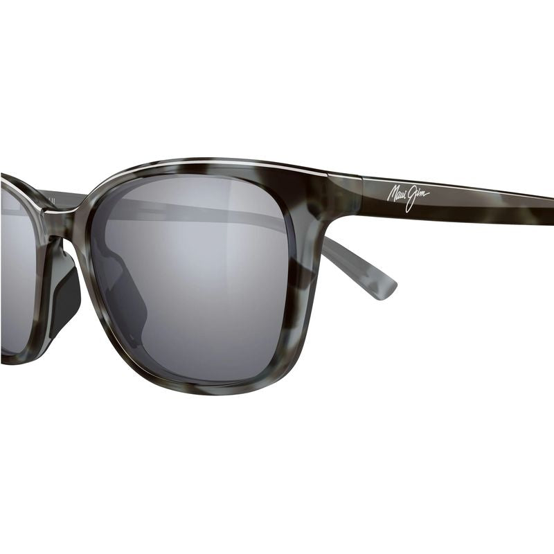 Maui Jim Kukaulani Spotted Grey Havana Hawaii Seashine Mirror Polarised Glass Side