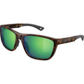 Maui Jim Makoi Alt Fit Matte Dark Havana Maui Green Polarised Glass Angle