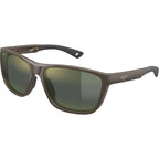 Maui Jim Makoi Matte Solid Brown Maui HT Polarised Glass Angle