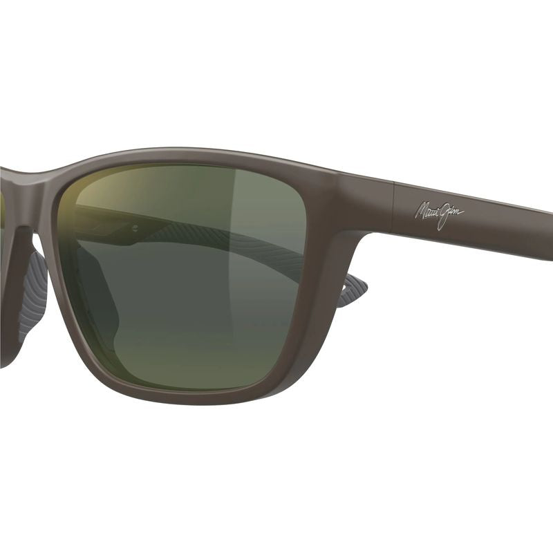Maui Jim Makoi Matte Solid Brown Maui HT Polarised Glass Side