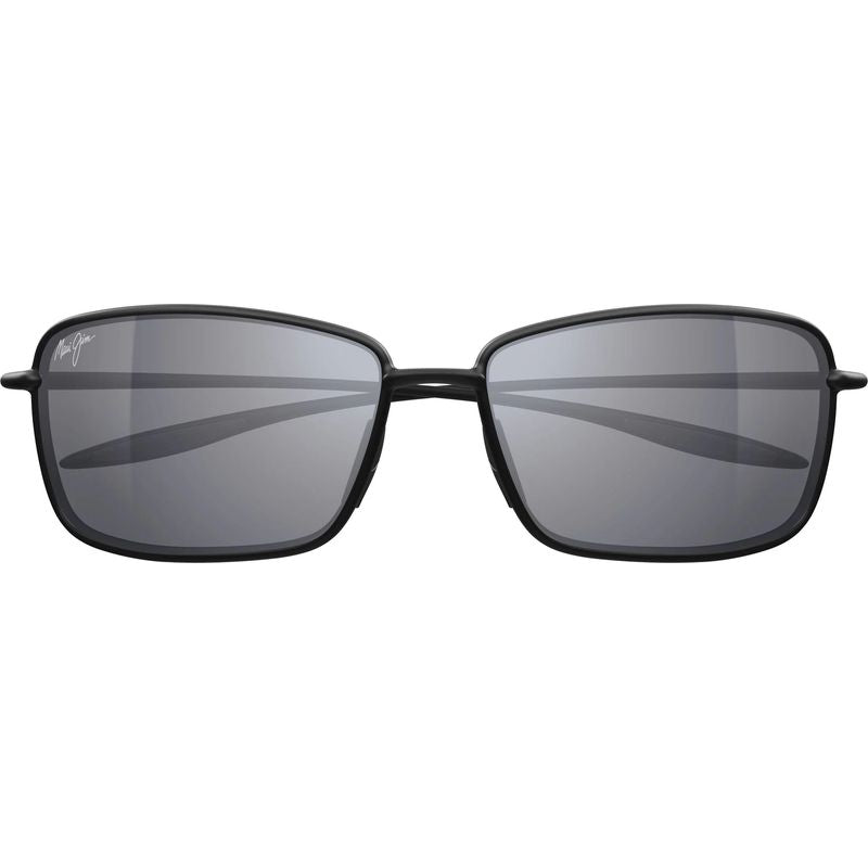 Maui Jim Malu Matte Metallic Black Hawaii Seashine Polarised Front