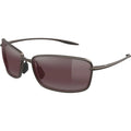 Maui Jim Malu Matte Metallic Stone Brown Maui Rose Polarised Angle