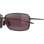 Maui Jim Malu Matte Metallic Stone Brown Maui Rose Polarised Side