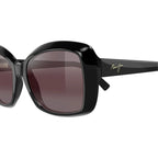 Maui Jim Orchid Shiny Black Maui Rose Polarised Glass Side
