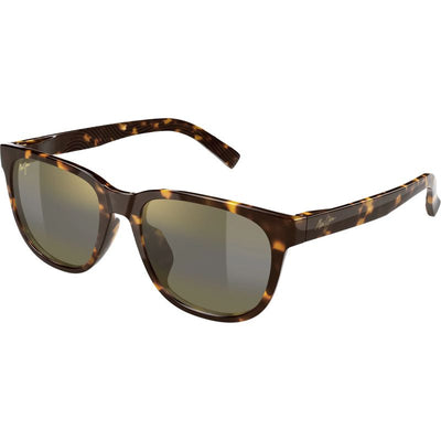 Maui Jim Pu'ali Alt Fit Dark Havana HCL Bronze Polarised Angle