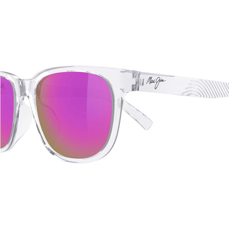 Maui Jim Pu'ali Alt Fit Transparent Crystal Maui Sunrise Side