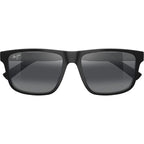 Maui Jim Pu'ali Matte Black Neutral Grey Polarised Front