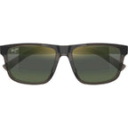 Maui Jim Pu'ali Transparent Dark Brown Maui HT Polarised Front