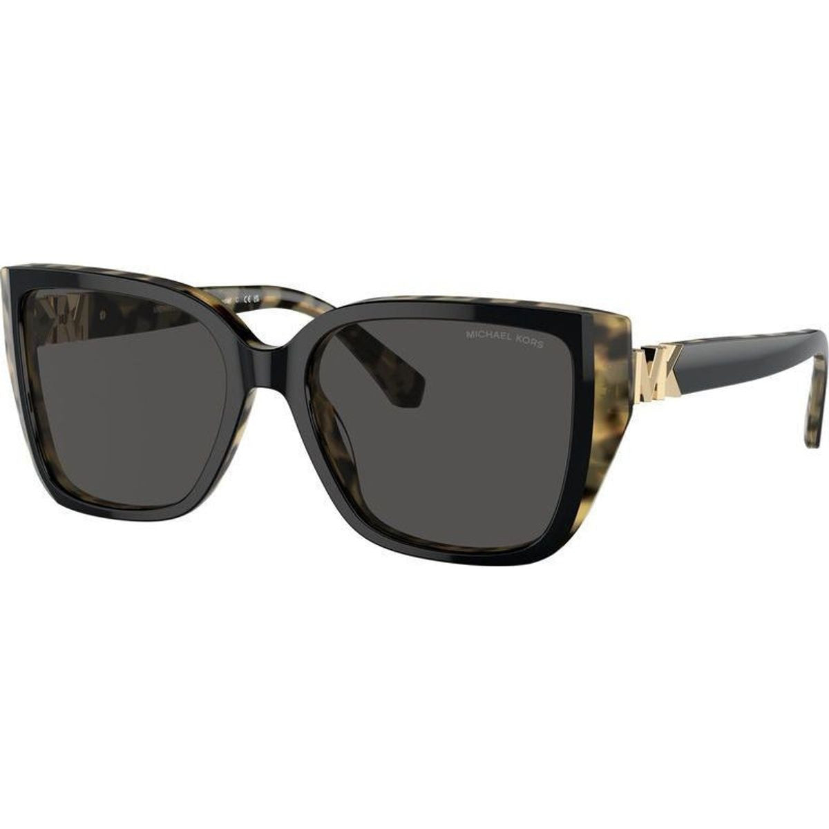 Acadia MK2199, Bi-Layer Black and Amber Tortoise/Dark Grey Lenses 55 Eye Size