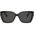 Acadia MK2199, Bi-Layer Black and Amber Tortoise/Dark Grey Lenses 57 Eye Size