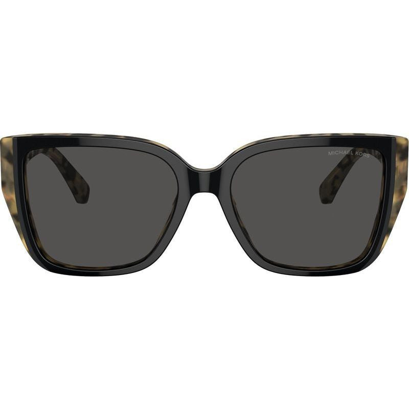 Acadia MK2199, Bi-Layer Black and Amber Tortoise/Dark Grey Lenses 57 Eye Size