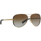Chelsea MK5004, Gold and Chocolate/Brown Gradient Polarised Lenses