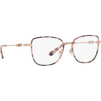 Empire Square 3 MK3065J, Rose Gold and Pink Tortoise/Clear Lenses