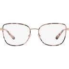 Empire Square 3 MK3065J, Rose Gold and Pink Tortoise/Clear Lenses