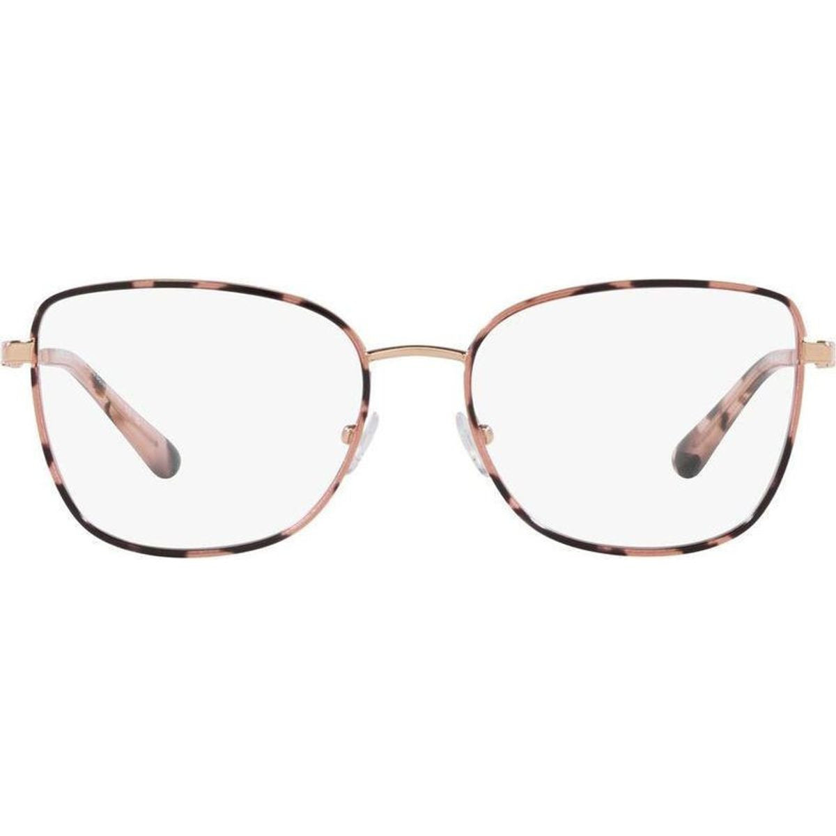 Empire Square 3 MK3065J, Rose Gold and Pink Tortoise/Clear Lenses