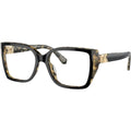 Castello MK4115U, Black and Amber Tortoise/Clear Lenses 54 Eye Size