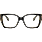 Castello MK4115U, Black and Amber Tortoise/Clear Lenses 54 Eye Size