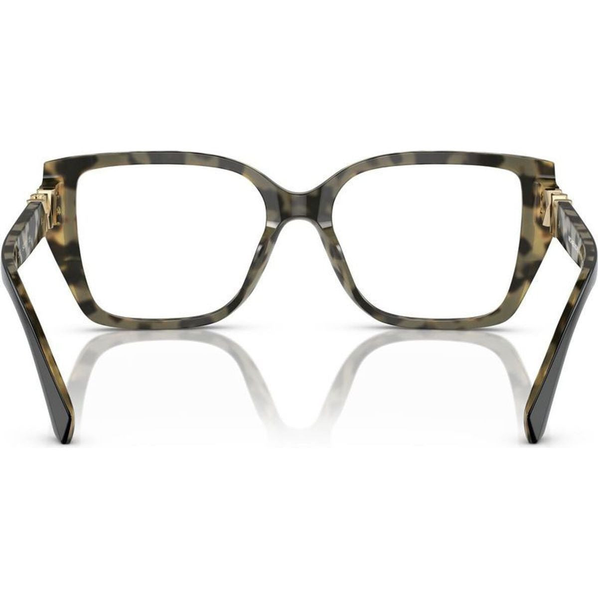 Castello MK4115U, Black and Amber Tortoise/Clear Lenses 54 Eye Size