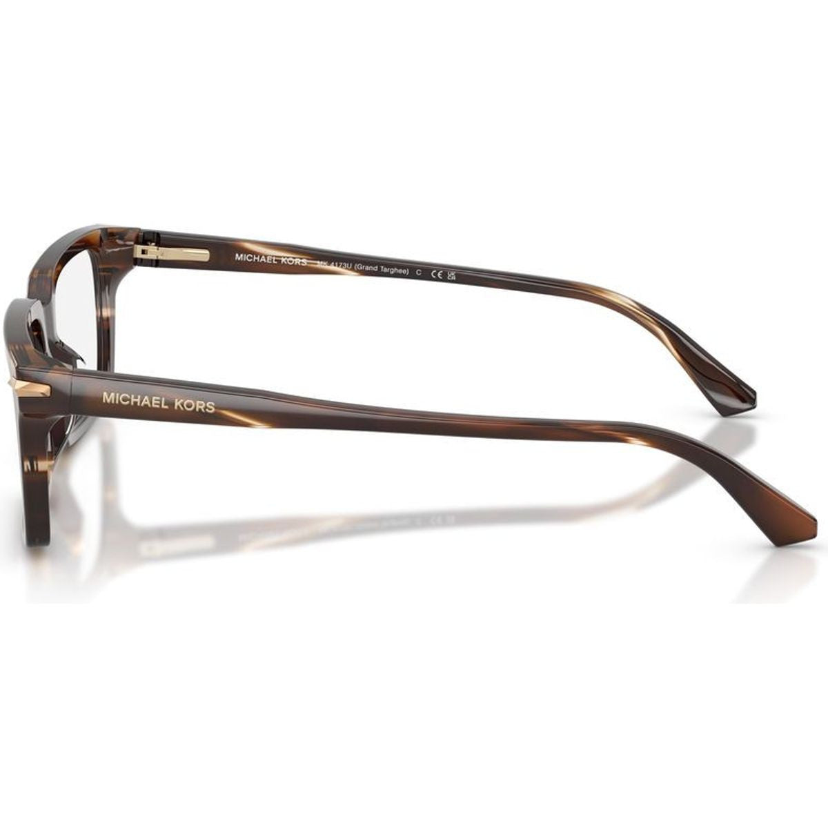 Grand Targhee MK4173U, Brown Horn/Clear Lenses 54 Eye Size